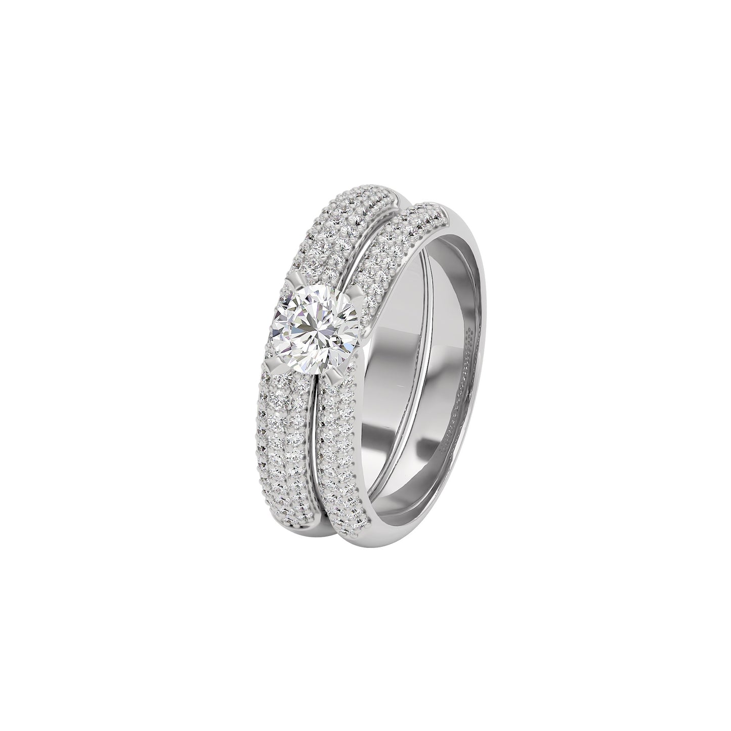 Enchanted Vow Diamond Ring 18 KT / White Gold / 22