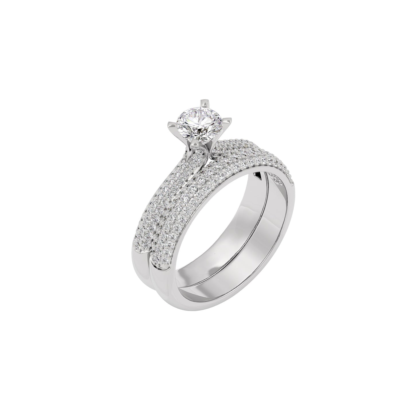 Enchanted Vow Diamond Ring 18 KT / White Gold / 22