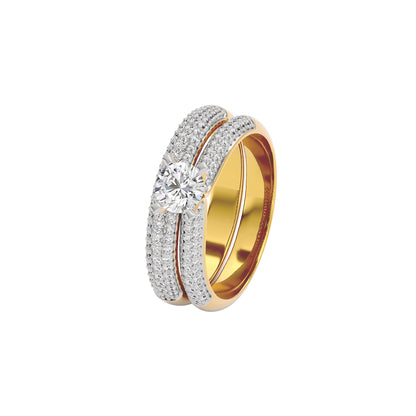 Enchanted Vow Diamond Ring 18 KT / Yellow Gold / 22