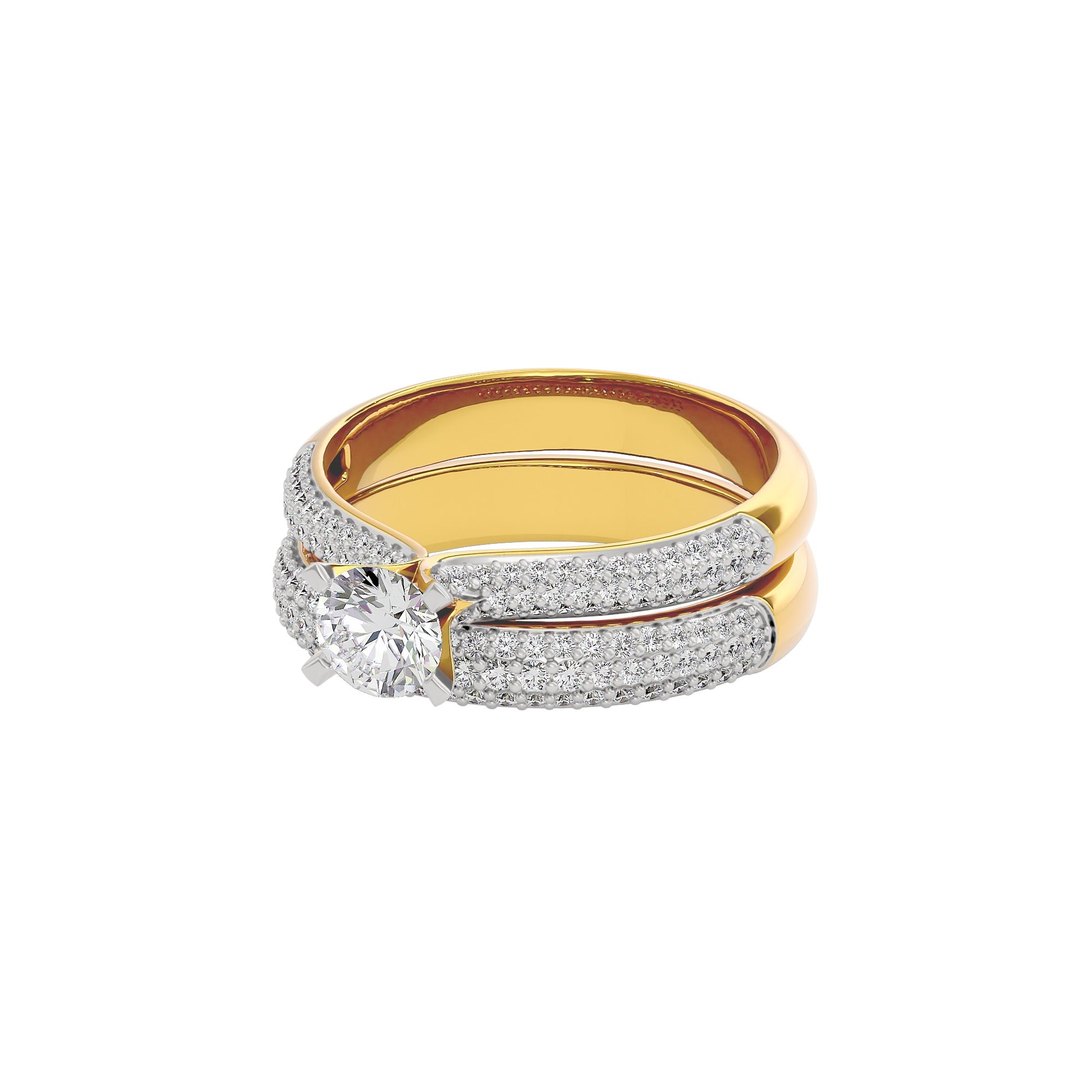 Enchanted Vow Diamond Ring 18 KT / Yellow Gold / 22