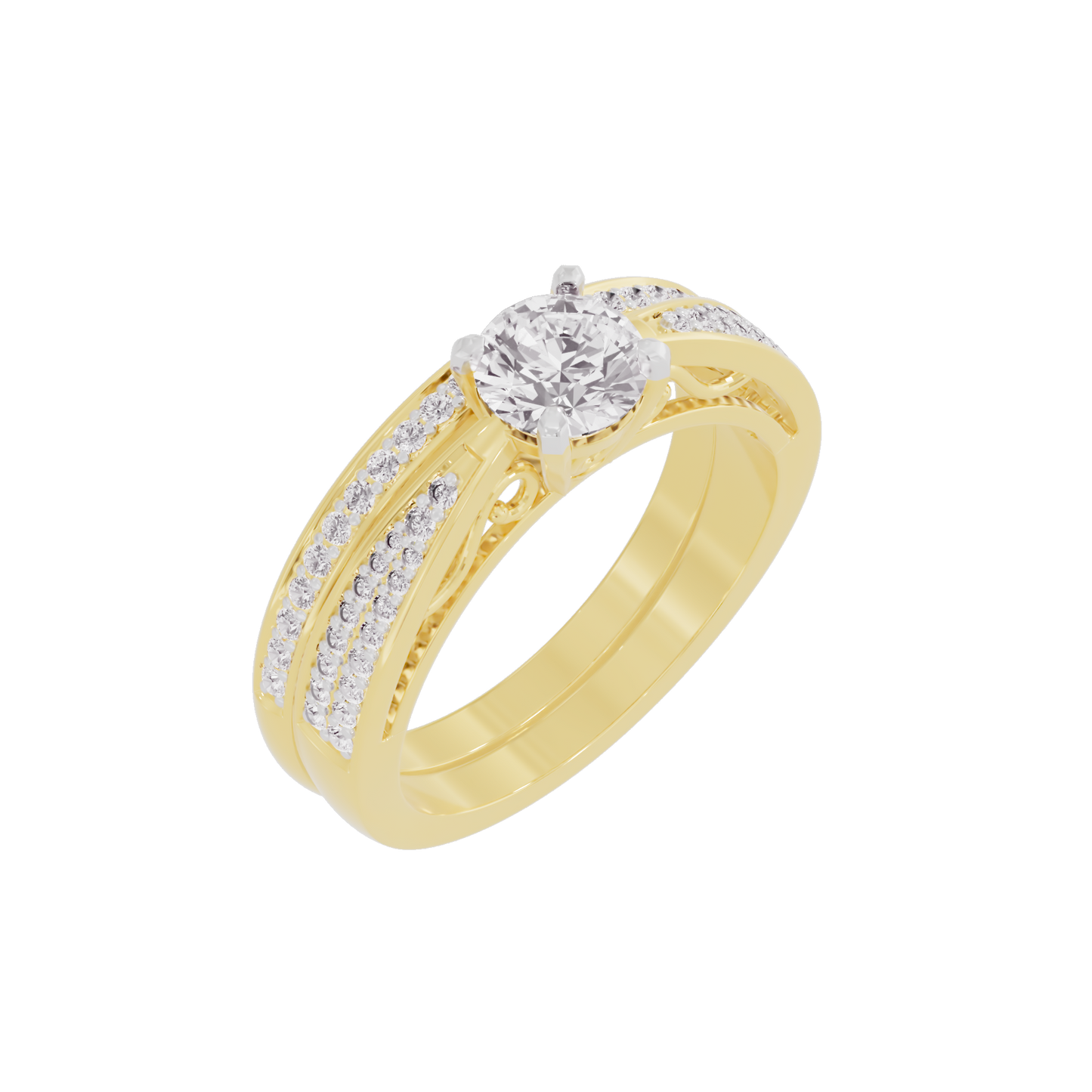 Sunlit Symphony Diamond Ring