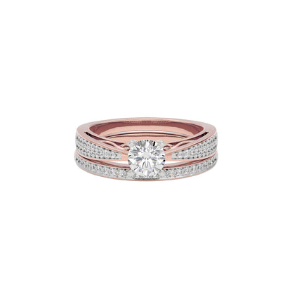 Sunlit Symphony Diamond Ring 18 KT / Rose Gold / 22