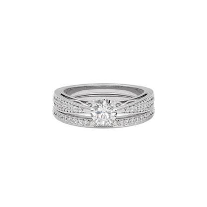 Sunlit Symphony Diamond Ring 18 KT / White Gold / 22