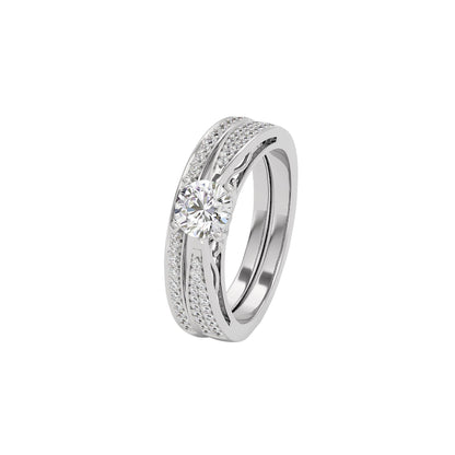 Sunlit Symphony Diamond Ring 18 KT / White Gold / 22