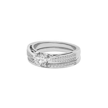 Sunlit Symphony Diamond Ring 18 KT / White Gold / 22