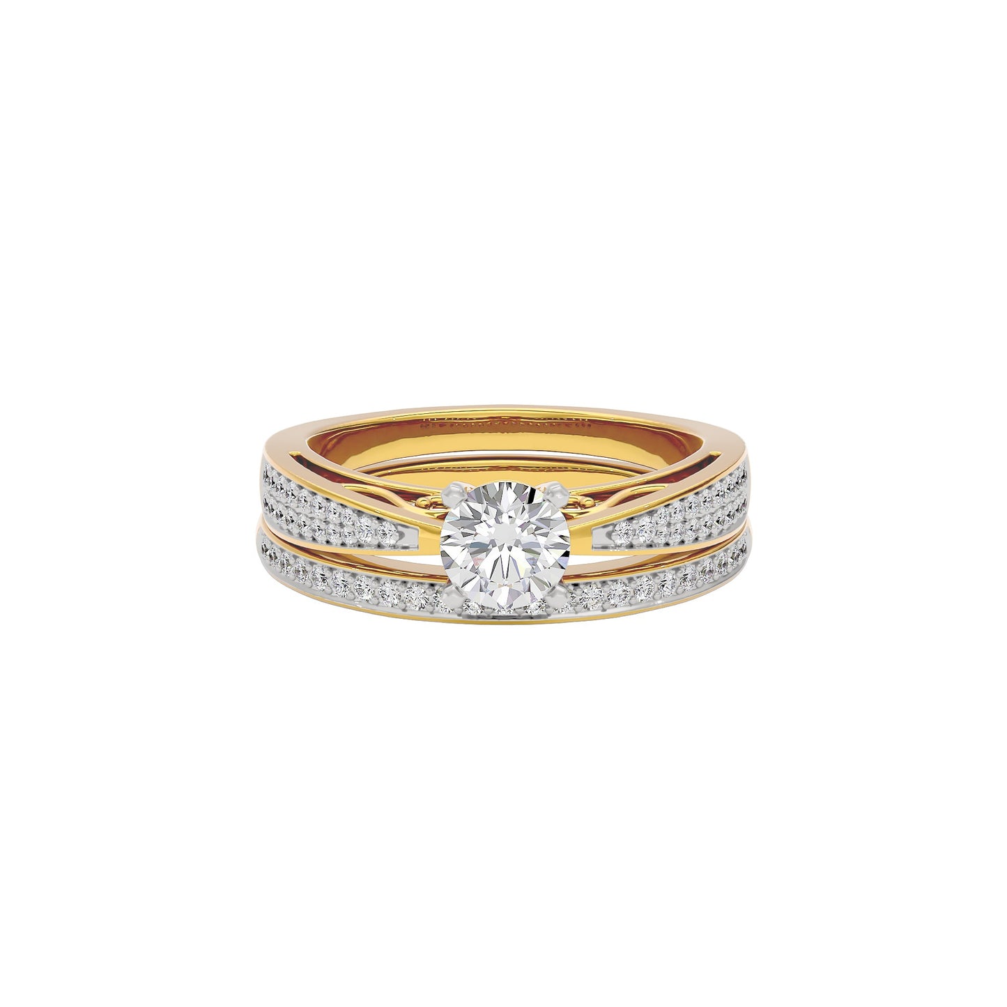 Sunlit Symphony Diamond Ring 18 KT / Yellow Gold / 22
