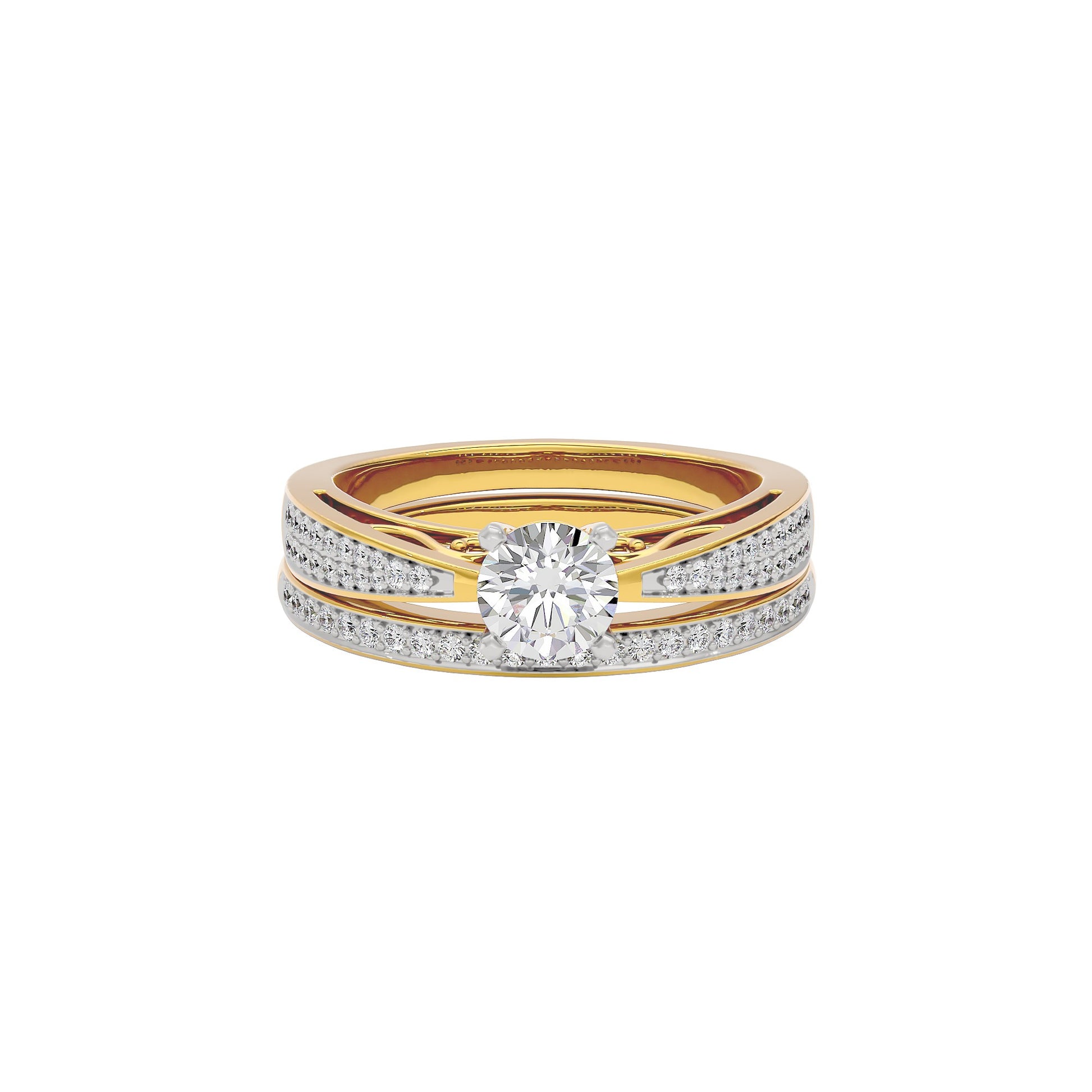 Sunlit Symphony Diamond Ring 18 KT / Yellow Gold / 22