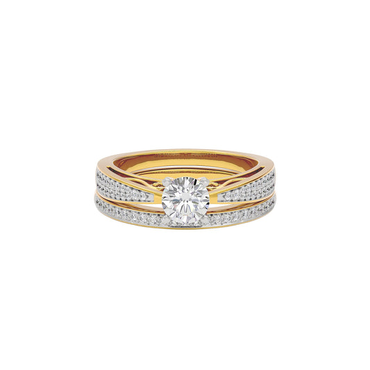 Sunlit Symphony Diamond Ring 18 KT / Yellow Gold / 22
