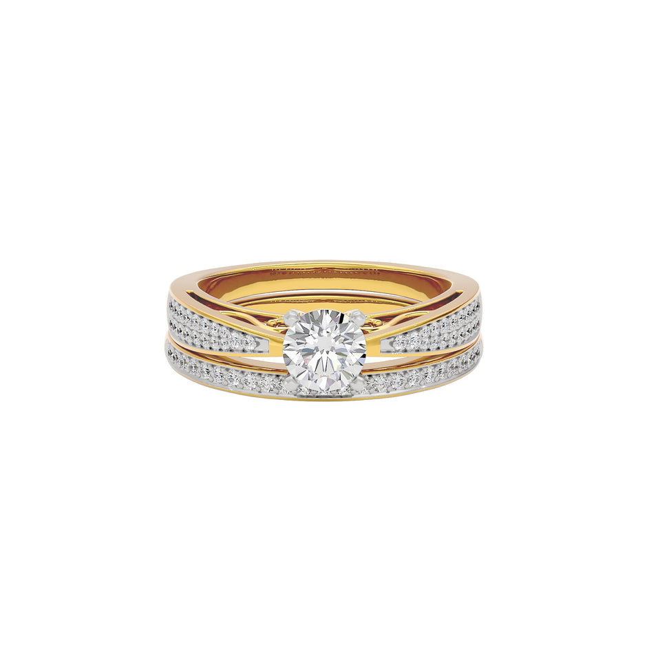 Sunlit Symphony Diamond Ring 18 KT / Yellow Gold / 22