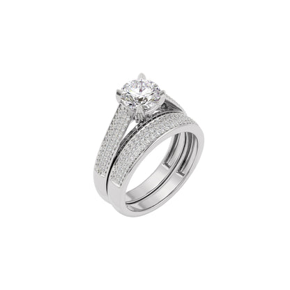 Timeless Tenderness Diamond Ring 18 KT / White Gold / 22