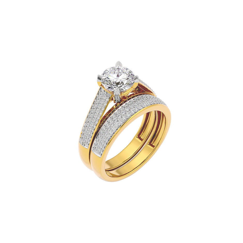 Timeless Tenderness Diamond Ring 18 KT / Yellow Gold / 22