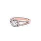 Eternal Serenity Diamond Ring 18 KT / Rose Gold / 22