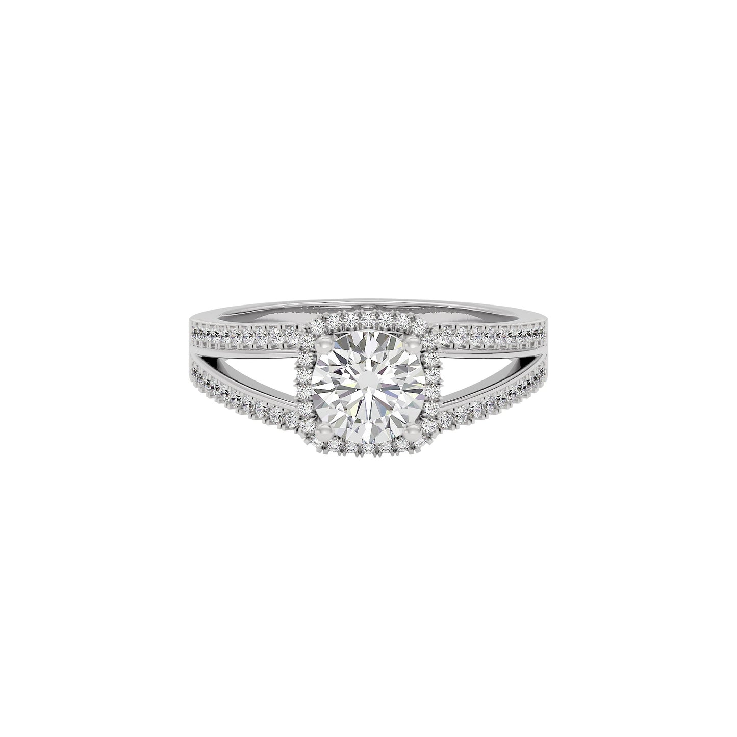 Eternal Serenity Diamond Ring 18 KT / White Gold / 22