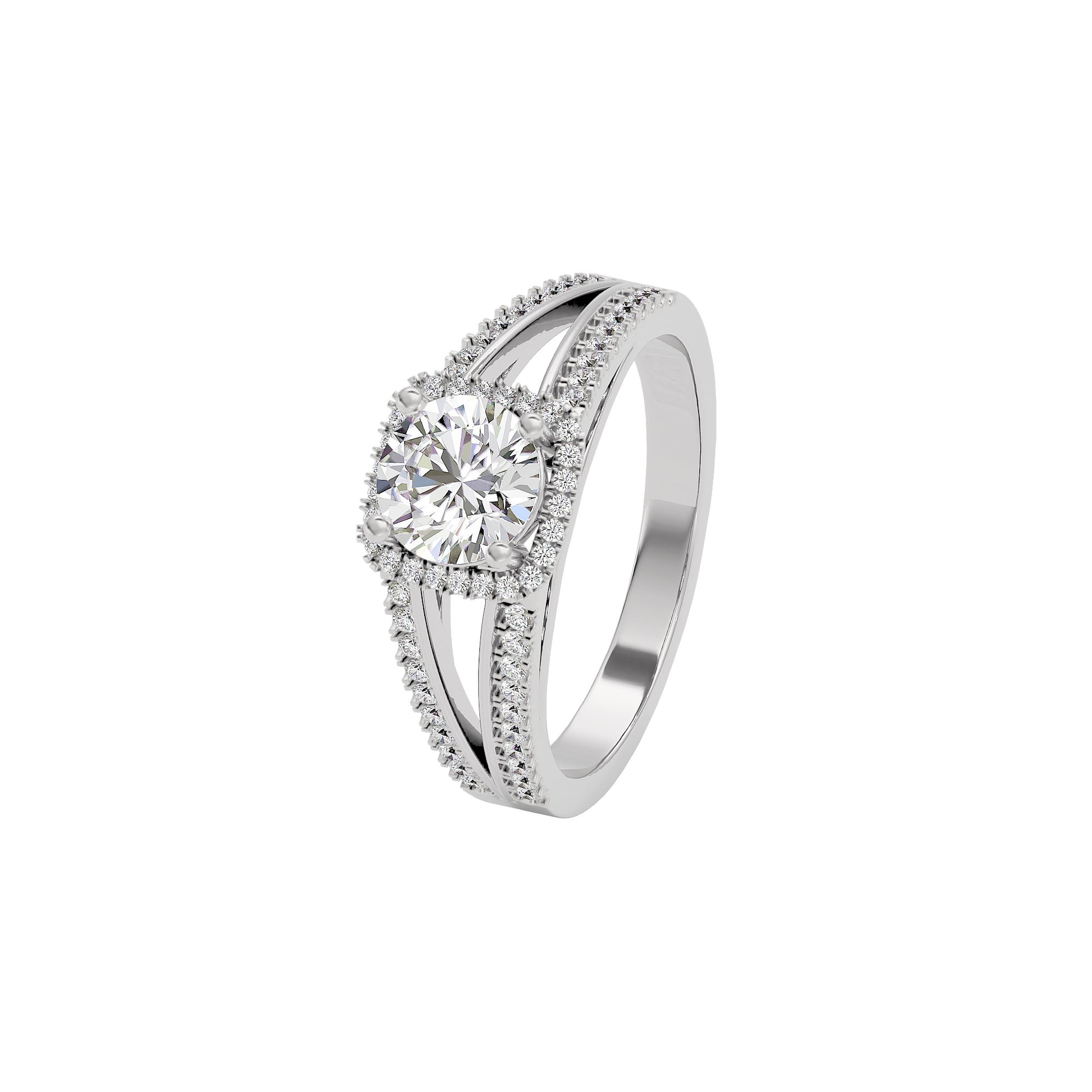 Eternal Serenity Diamond Ring 18 KT / White Gold / 22