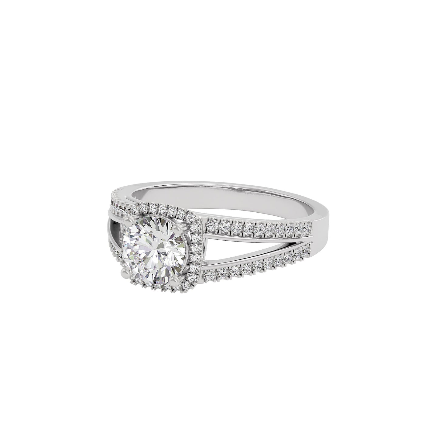 Eternal Serenity Diamond Ring 18 KT / White Gold / 22