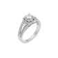 Eternal Serenity Diamond Ring 18 KT / White Gold / 22