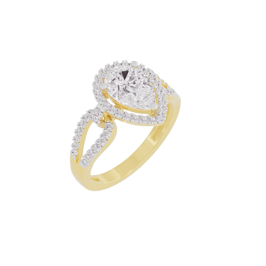 Exquisite Melody Diamond Ring