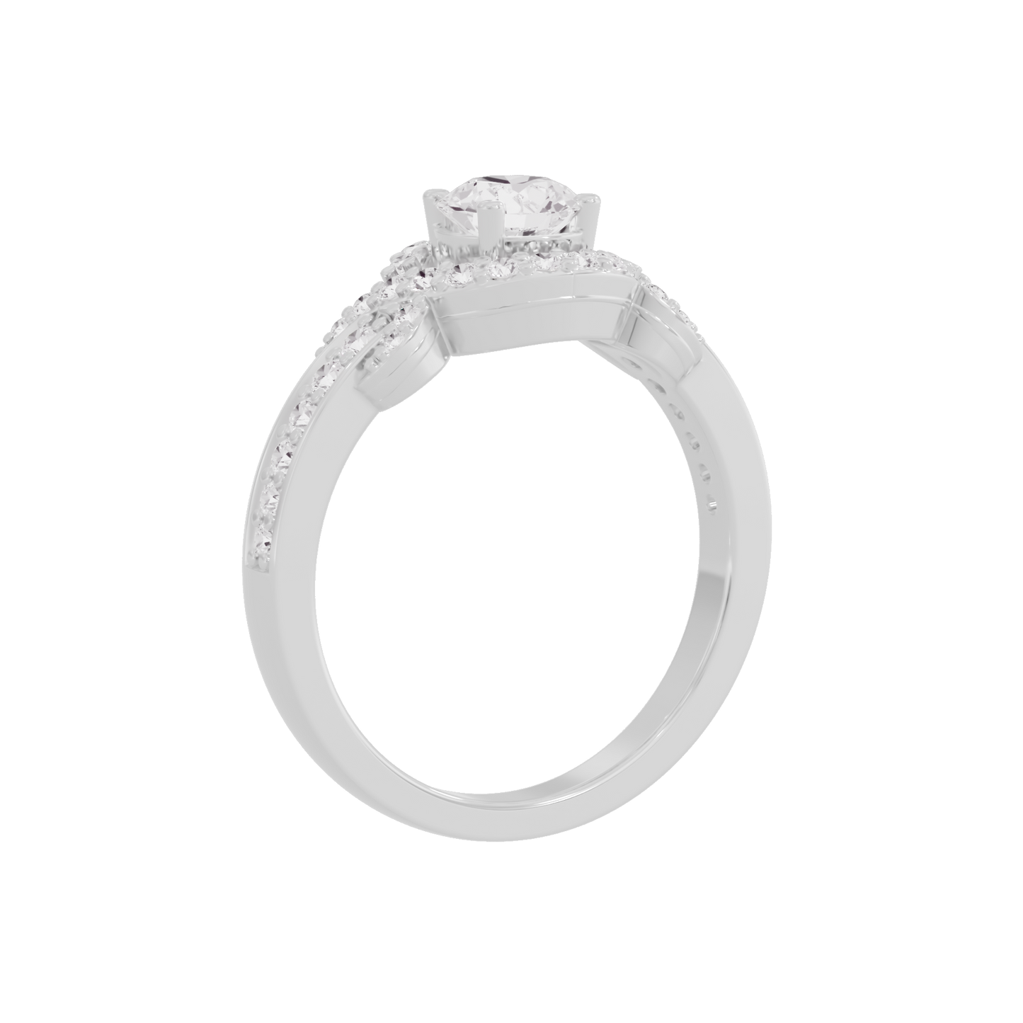 Cosmic Cascade Diamond Ring