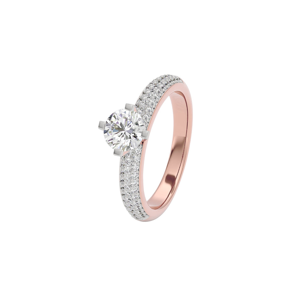 Velvet Vision Diamond Ring 18 KT / Rose Gold / 22