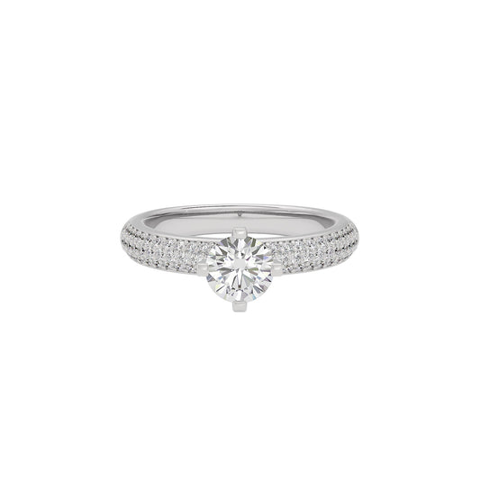 Velvet Vision Diamond Ring 18 KT / White Gold / 22