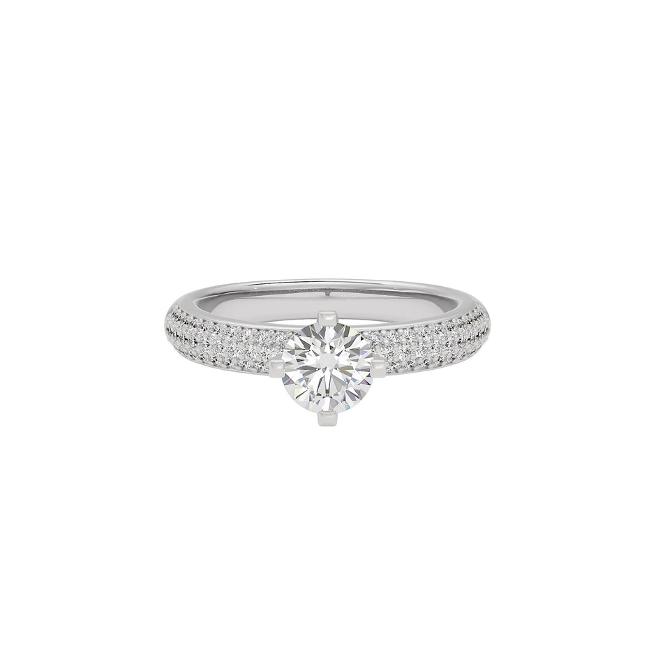 Velvet Vision Diamond Ring 18 KT / White Gold / 22