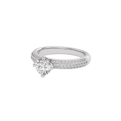 Velvet Vision Diamond Ring 18 KT / White Gold / 22