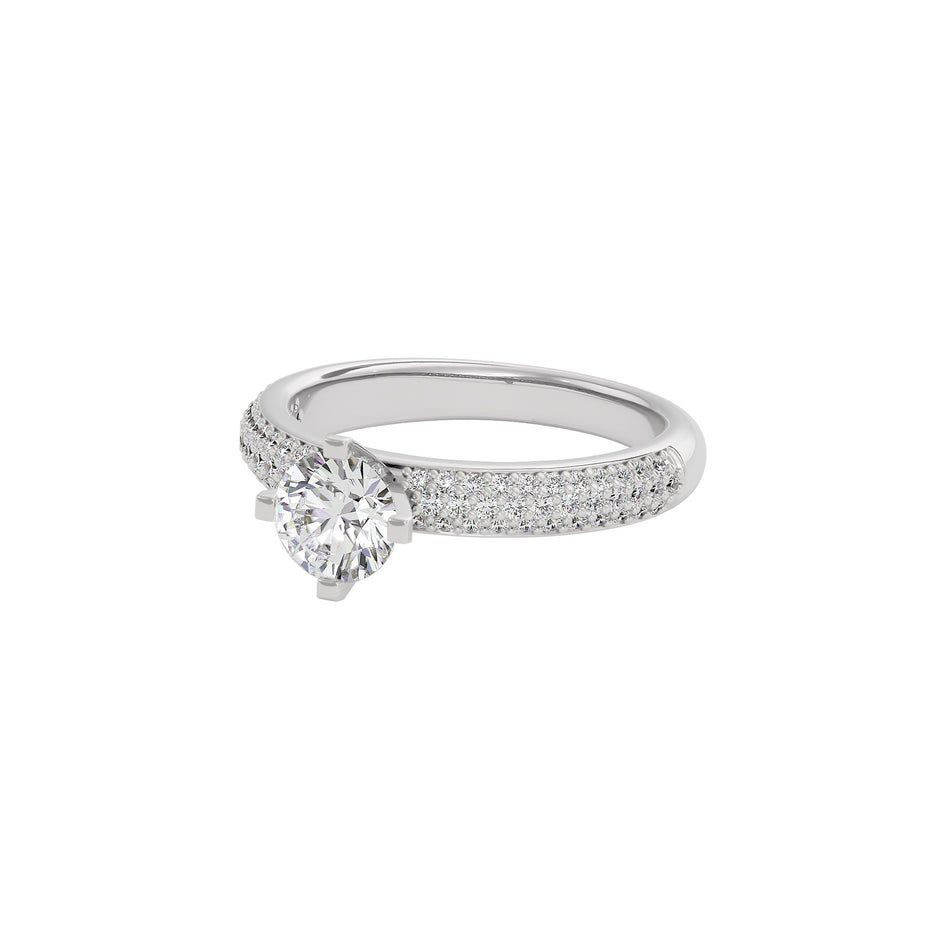 Velvet Vision Diamond Ring 18 KT / White Gold / 22