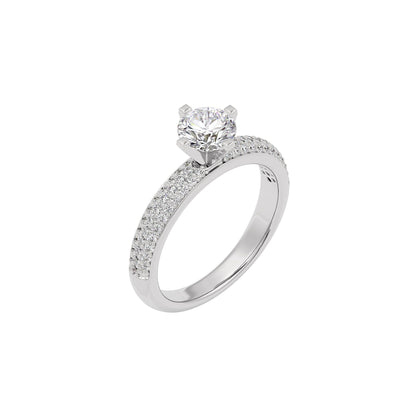 Velvet Vision Diamond Ring 18 KT / White Gold / 22
