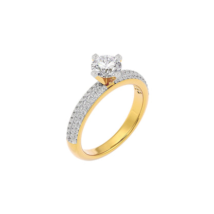 Velvet Vision Diamond Ring 18 KT / Yellow Gold / 22