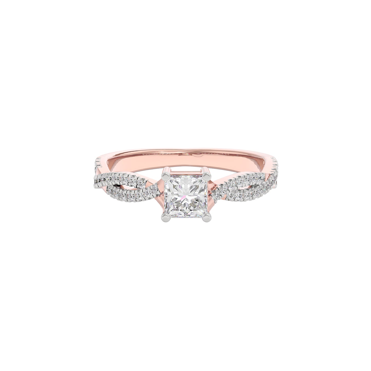 Soothing Palm Diamond Ring