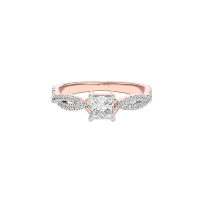 Soothing Palm Diamond Ring