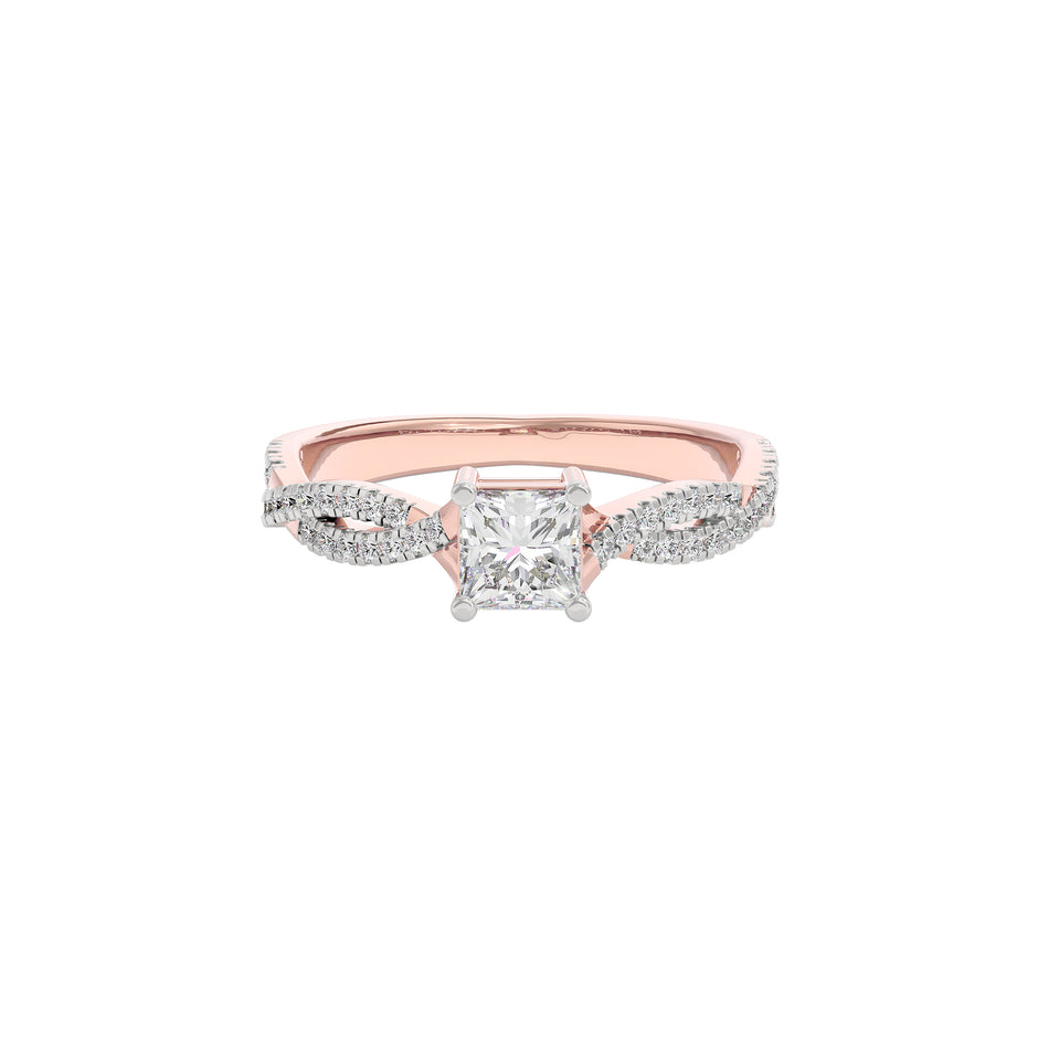 Soothing Palm Diamond Ring