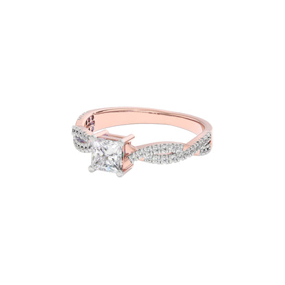 Soothing Palm Diamond Ring