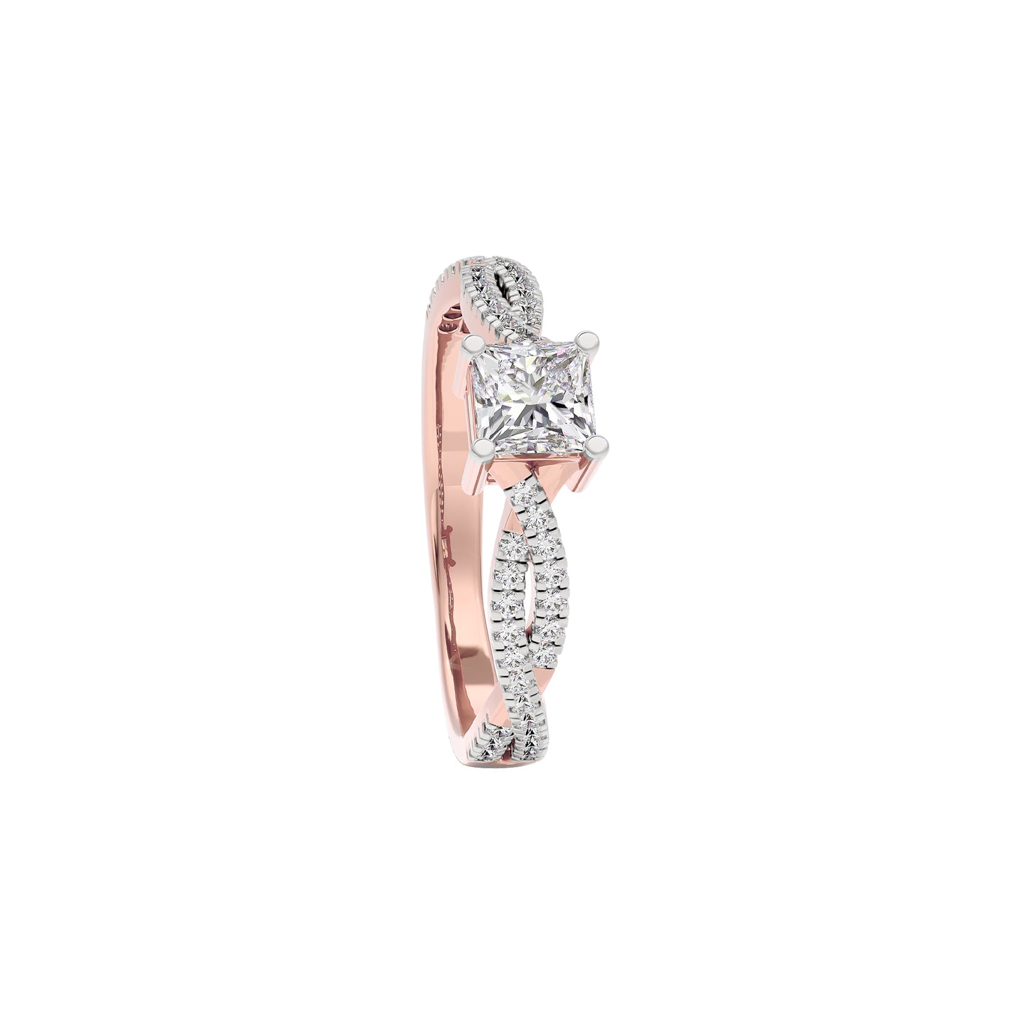 Soothing Palm Diamond Ring