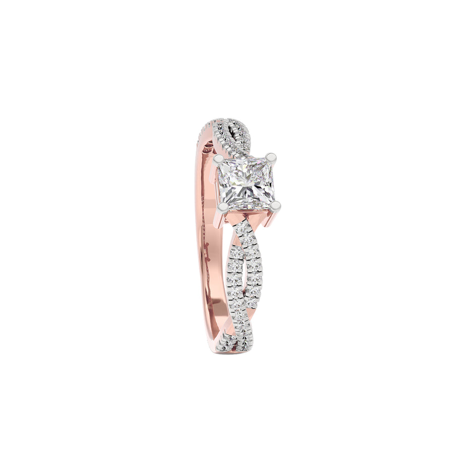 Soothing Palm Diamond Ring