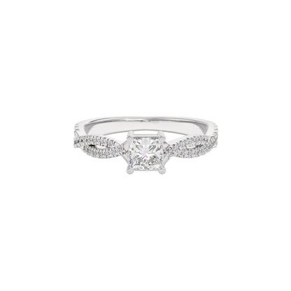 Soothing Palm Diamond Ring