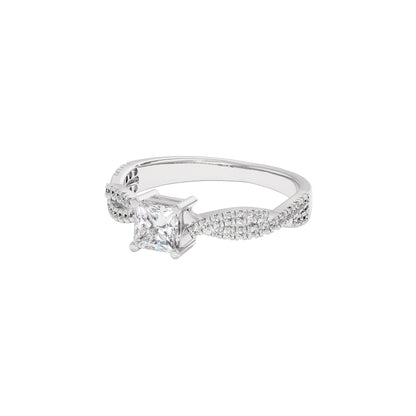 Soothing Palm Diamond Ring