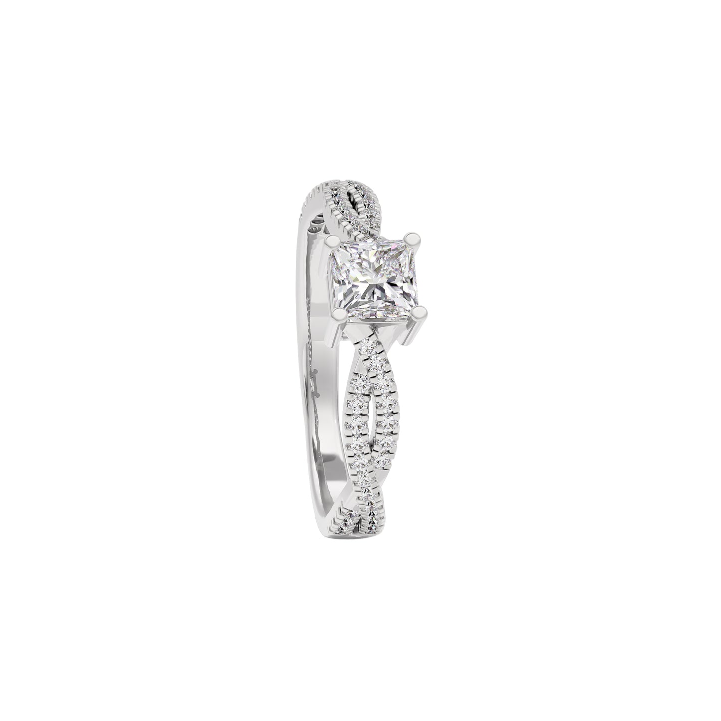 Soothing Palm Diamond Ring