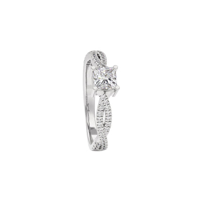 Soothing Palm Diamond Ring