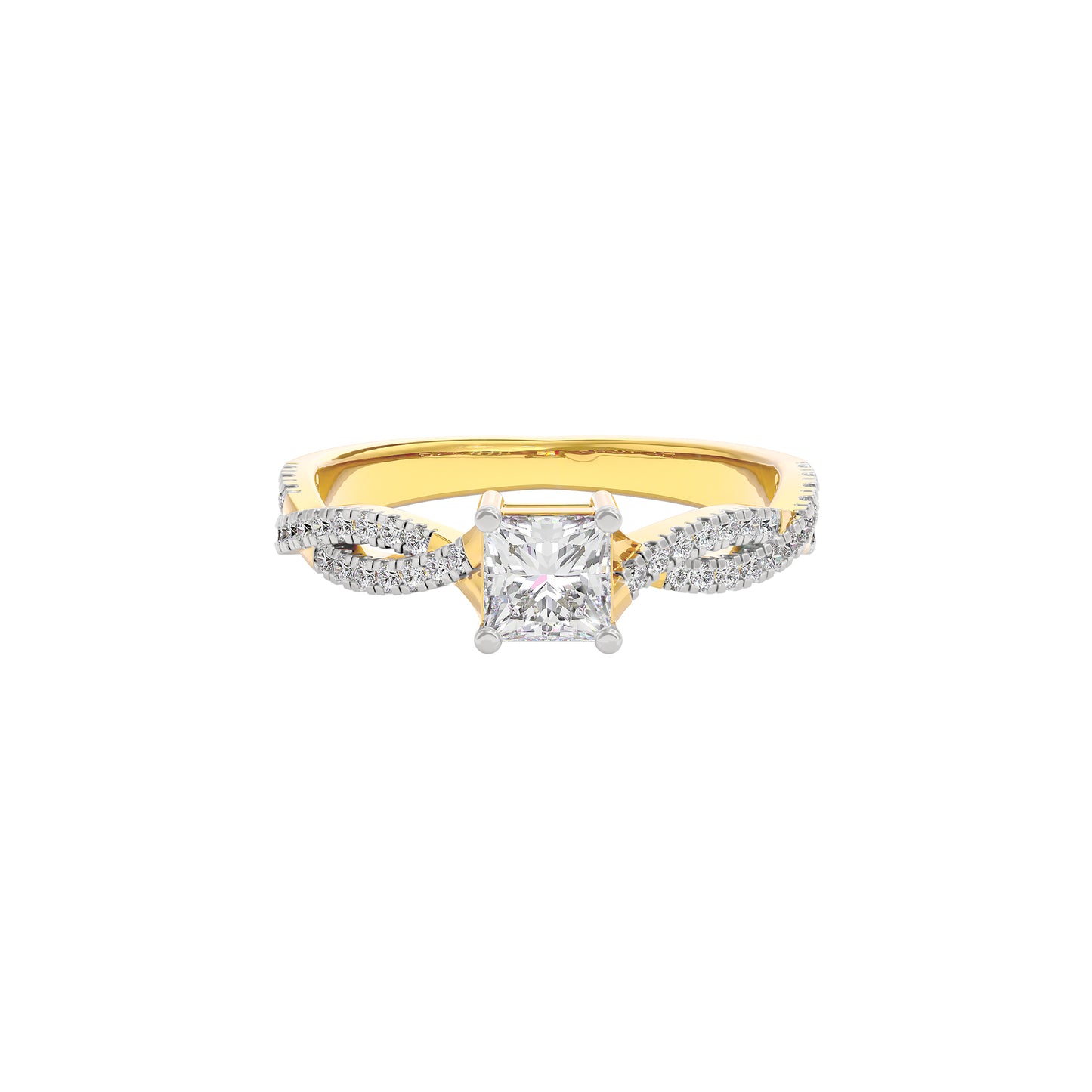 Soothing Palm Diamond Ring
