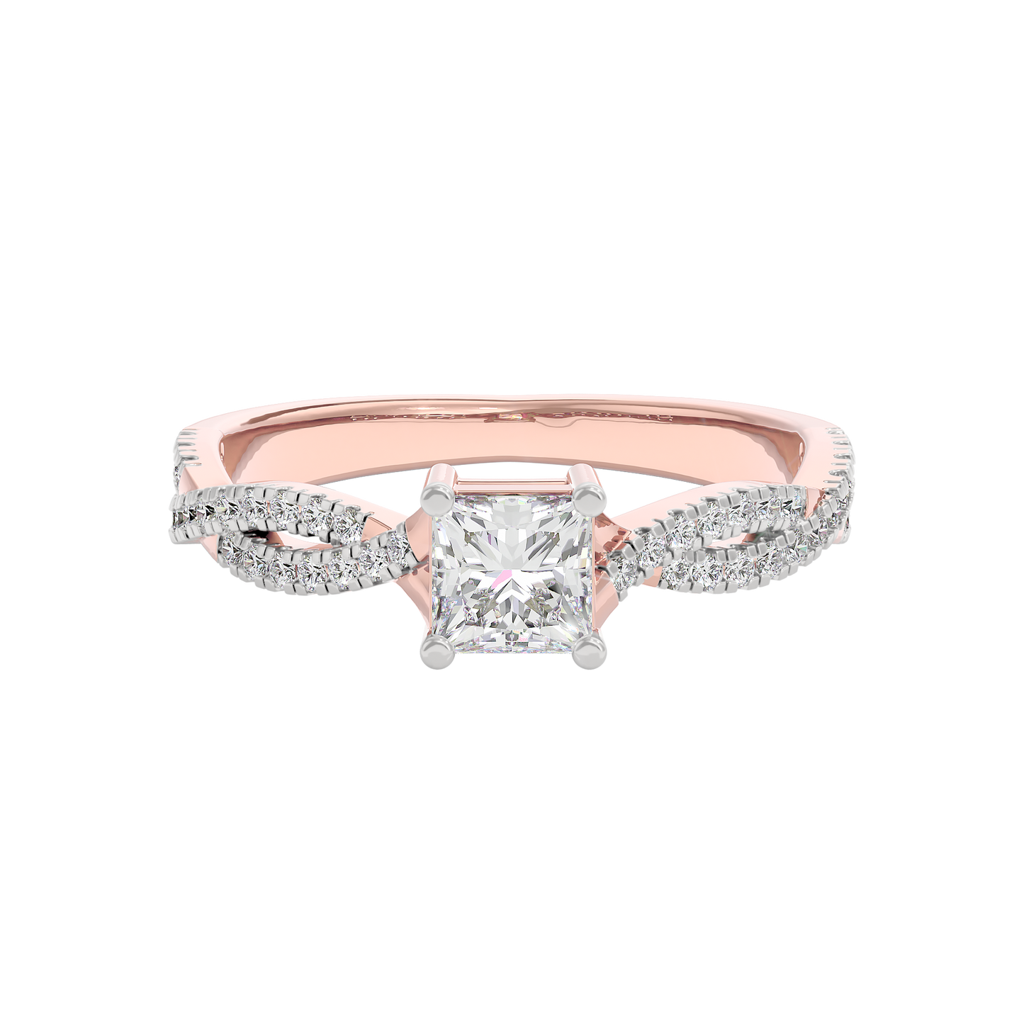 Soothing Palm Diamond Ring