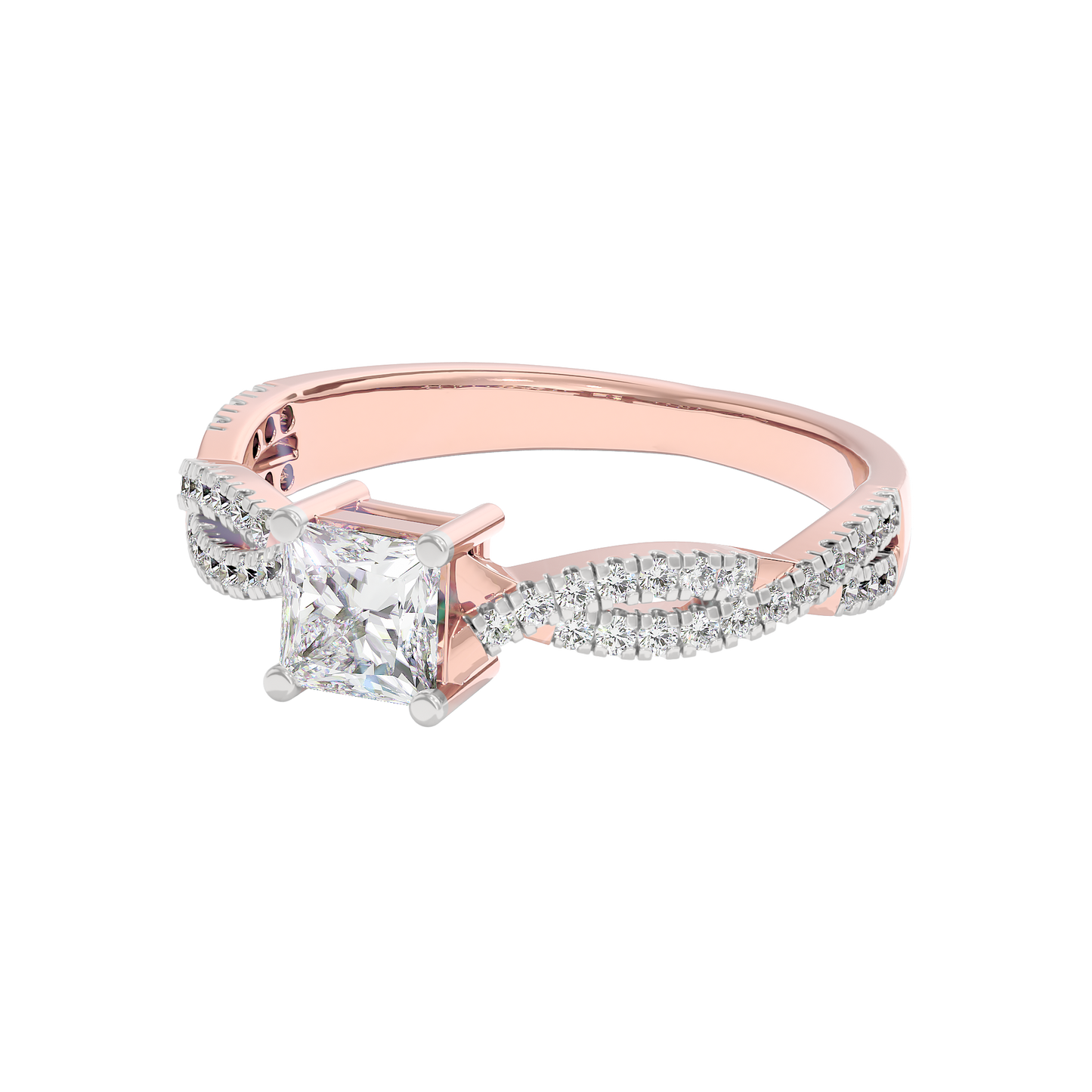 Soothing Palm Diamond Ring