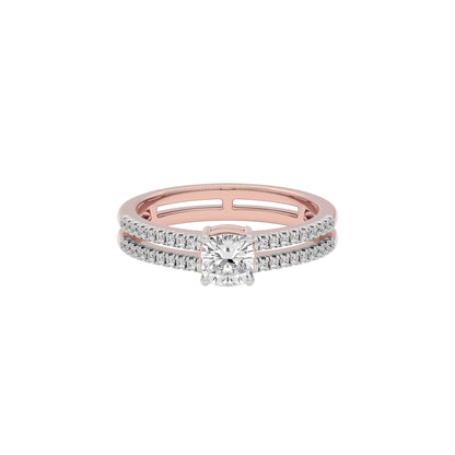 Dappled Compassion Diamond Ring 18 KT / Rose Gold / 22