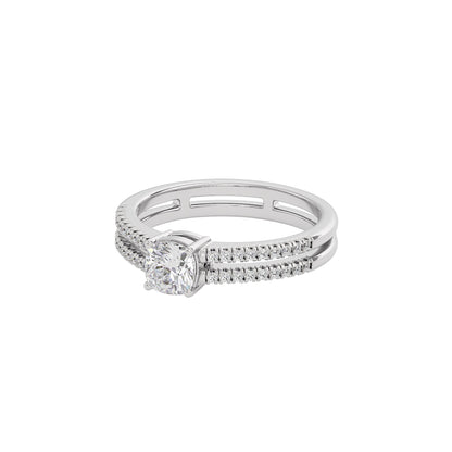 Dappled Compassion Diamond Ring 18 KT / White Gold / 22