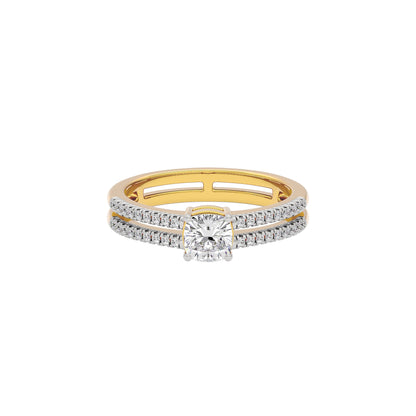 Dappled Compassion Diamond Ring 18 KT / Yellow Gold / 22