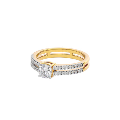 Dappled Compassion Diamond Ring 18 KT / Yellow Gold / 22