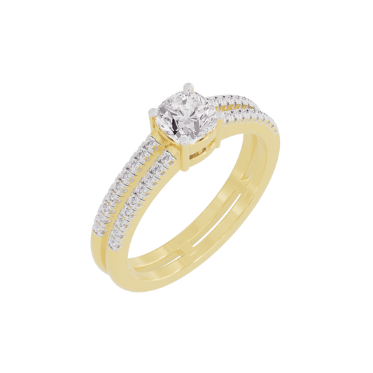 Dappled Compassion Diamond Ring