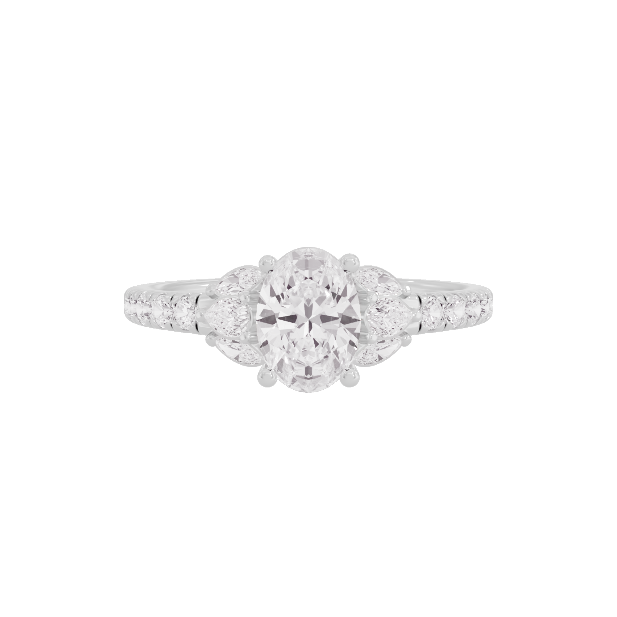 Delicate Bloom Diamond Ring