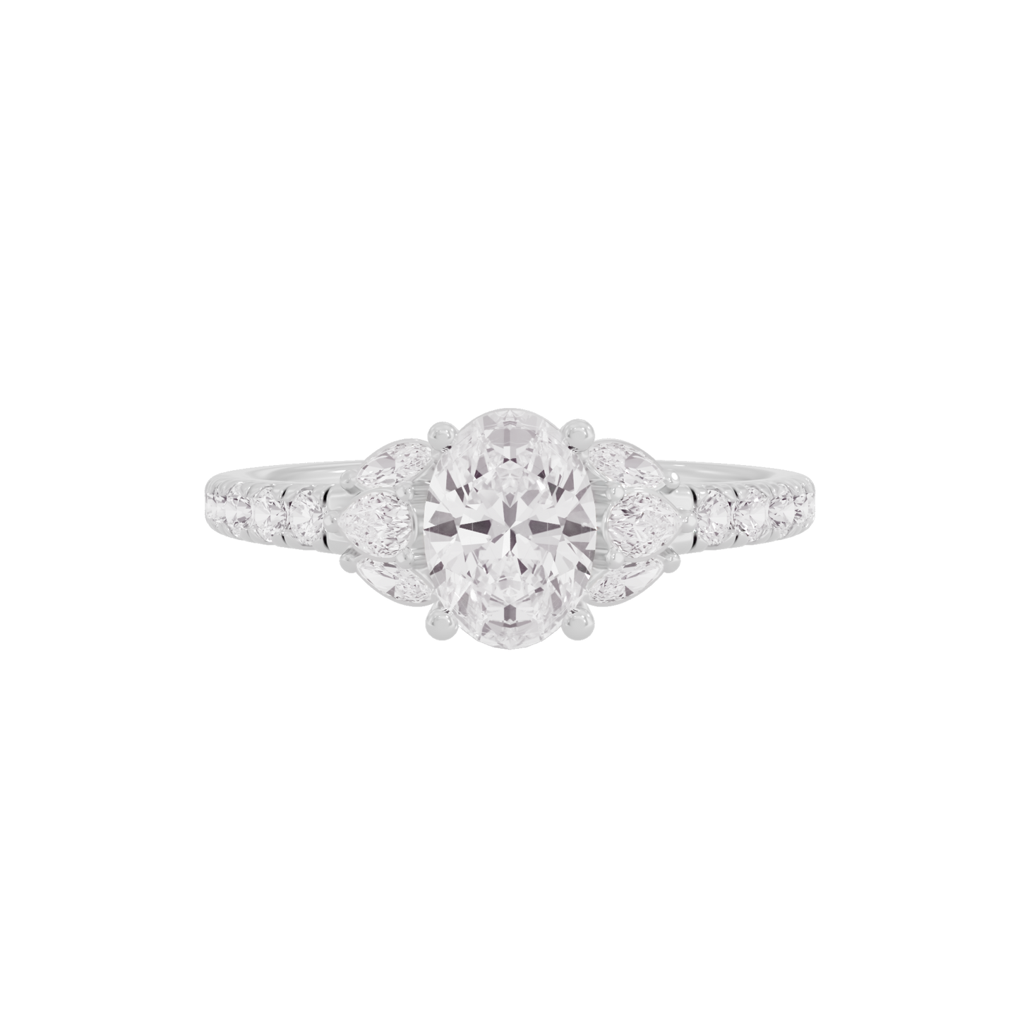 Delicate Bloom Diamond Ring