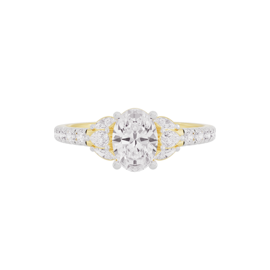 Delicate Bloom Diamond Ring